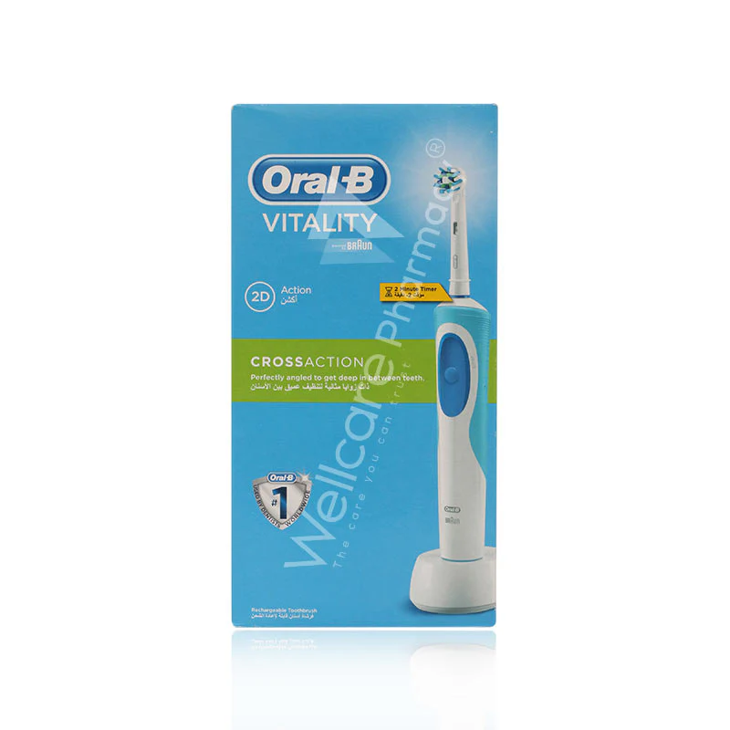 Oral B Vitality Crossaction 2d Rechargeable Tooth Brush 1'S
