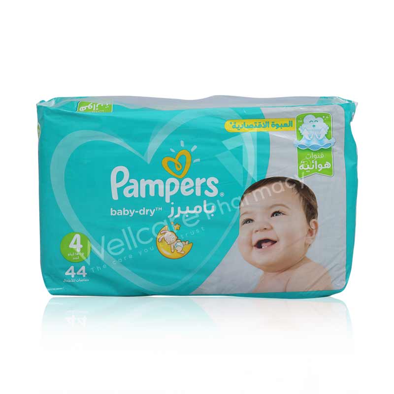 Pampers No4 9-14 Kg Diaper 44'S - Image 3