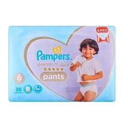 Pampers No6 Pants 16+kg 36'S - Image 2