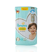 Pampers Premium Protection No:6 Diapers, Size: 13+ Kg 43pcs - Image 2