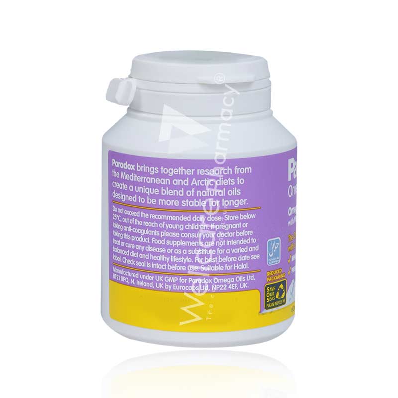Paradox Omega 3d Fish Oil Chewable Capsules 60'S - Image 2
