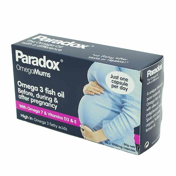 Paradox Omega Mums 1000mg Capsules 30'S - Image 3