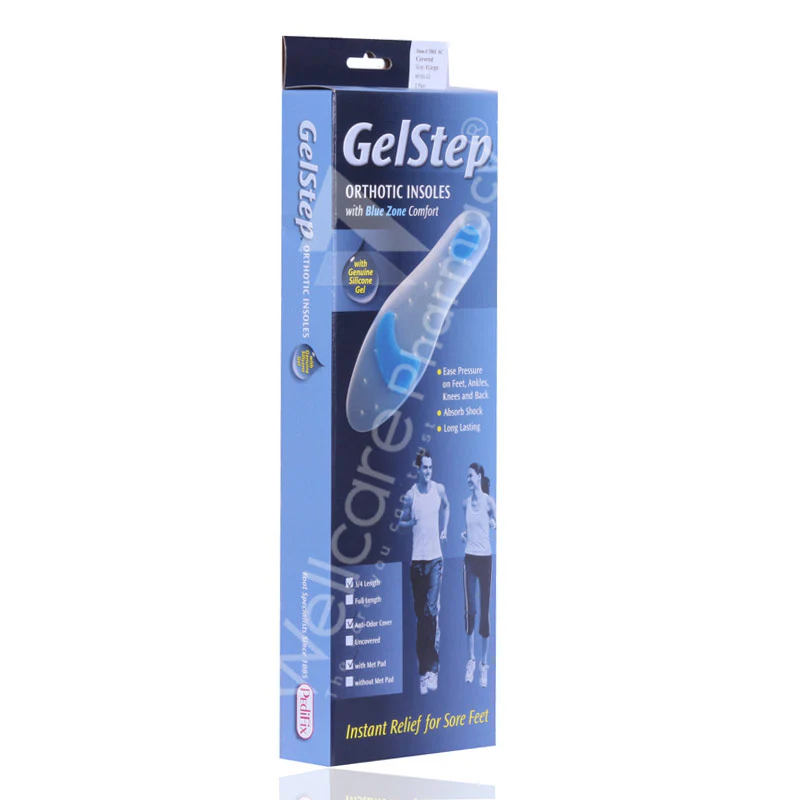 Pedifix Gelstep 3/4 Length Insoles Large
