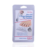 Pedifix P1036 Visco Gel 3 Loop Toe Crest Cushion Large Right - Image 2