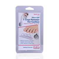 Pedifix P1036 Visco Gel 3 Loop Toe Crest Cushion Small Left - Image 2
