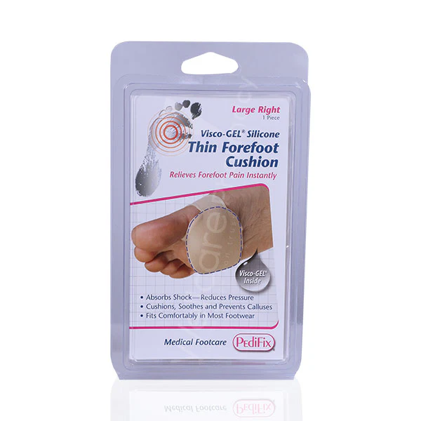 Pedifix P1321 Visco Gel Silicone Thin For Foot Cushion Right Large