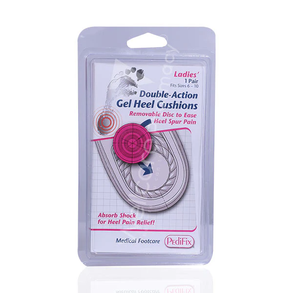 Pedifix P5040 Double Action Gel Heel Cushion Large