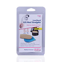 Pedifix P5180 Low Shock Gel Heel Straights Large - Image 2