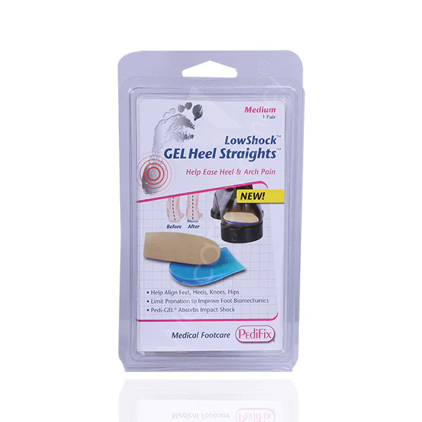 Pedifix P5180 Low Shock Gel Heel Straights Medium
