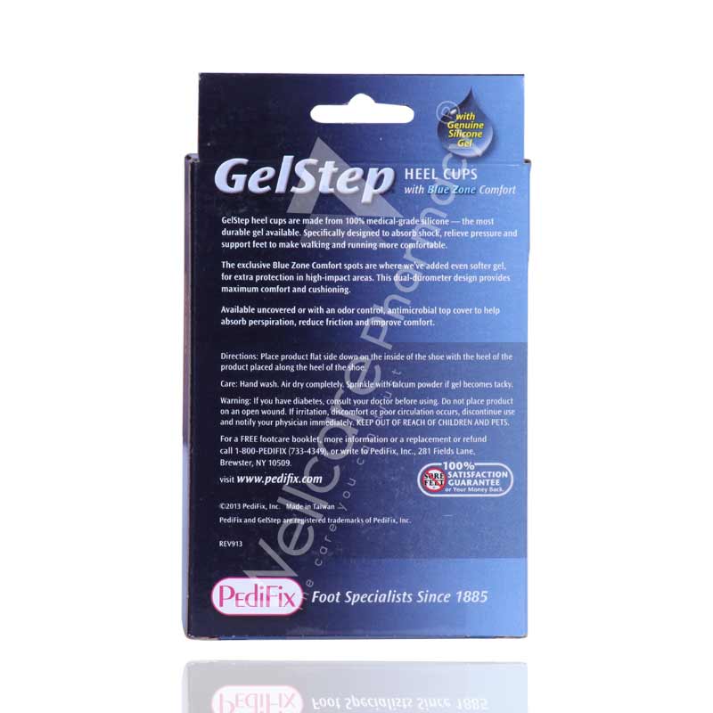 Pedifix Silc Gelstep Heel Cups With Blue Zone Comfort Xxl - Image 3