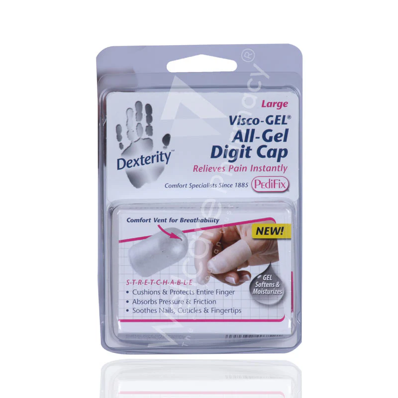 Pedifix Visco Gel All Gel Digit Cap Large