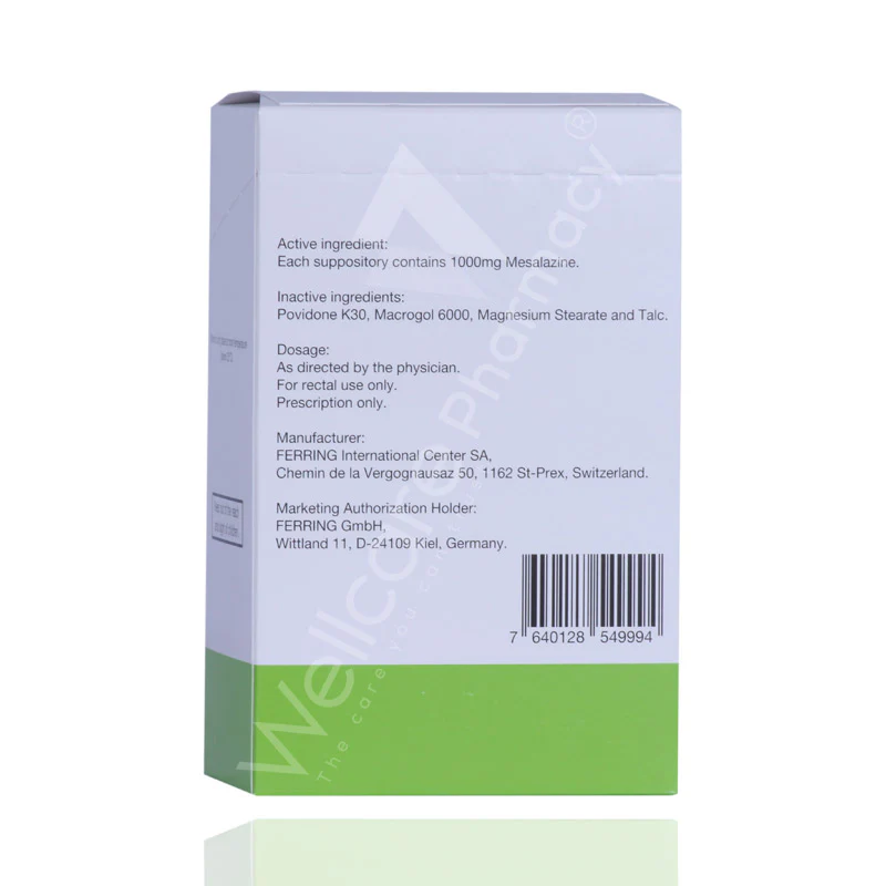 Pentasa 1g Suppositories 28'S - Image 3