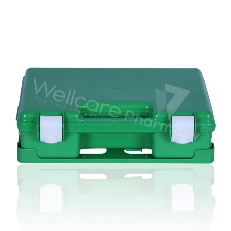 Pharma Pu First Aid Box 50 P With Items Green