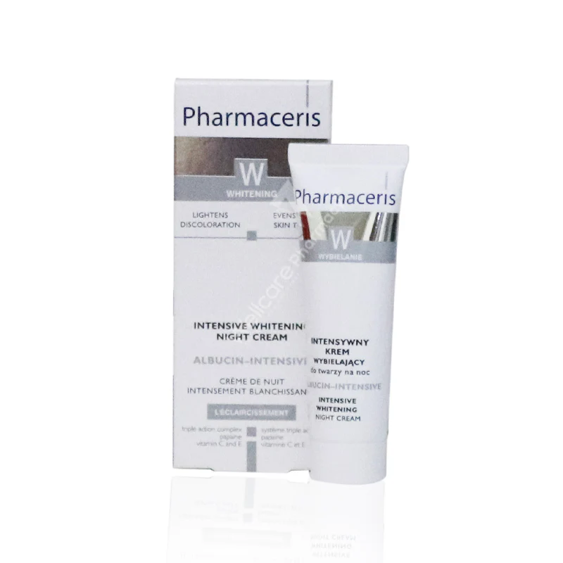 Pharmaceris Albucin Intensive Whitening Night Cream 30ml - Image 3