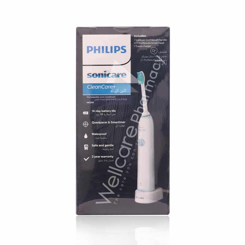 Philips Sonicare Cleancare+ Rechargeable Toothbrush-Hx3215/08 - Image 3