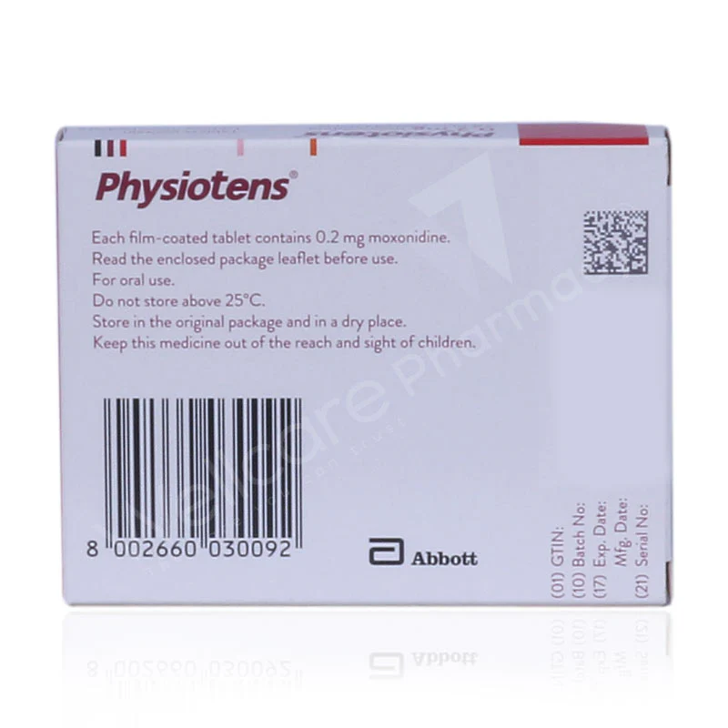 PHYSIOTENS .2MG TAB 28'S - Image 3