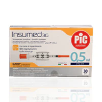 Pic Insumed 0.5ml Insulin Syringe 31g 30'S - Image 2