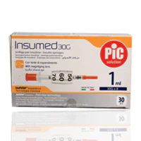 Pic Insumed 1ml Insulin Syringe 30g 30'S - Image 2