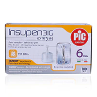 Pic Insupen -Insulin Pen Needles 6mm 31g 1x100'S - Image 2