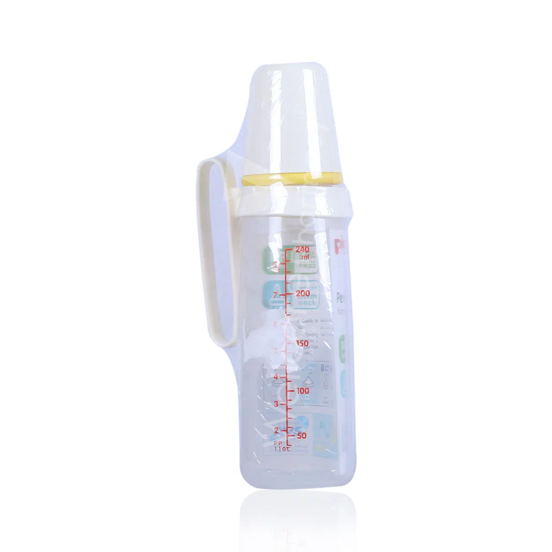 Pigeon Bpa Free Plastic F/Bottle W/Handle 240ml - Image 3