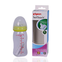 Pigeon Bpa Free Short Neck Feeding Bottle 240ml - Image 2