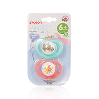 Pigeon Minilight Pacifer Double Girl Ice Cream & Elephant 6+m (M) - Image 3