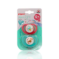 Pigeon Minilight Pacifer Double Girl Ice Cream & Giraffe 12+m (L) - Image 2