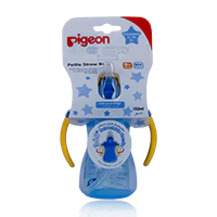 Pigeon Petite Straw Bottle Blue 150ml - Image 2