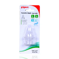 Pigeon Silicone Nipple 2'S Large - Image 2