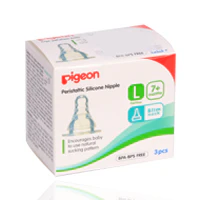 Pigeon Silicone Nipple Large 3'S - Image 2