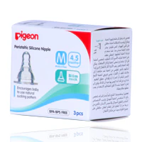 Pigeon Silicone Nipple Medium 3'S - Image 2