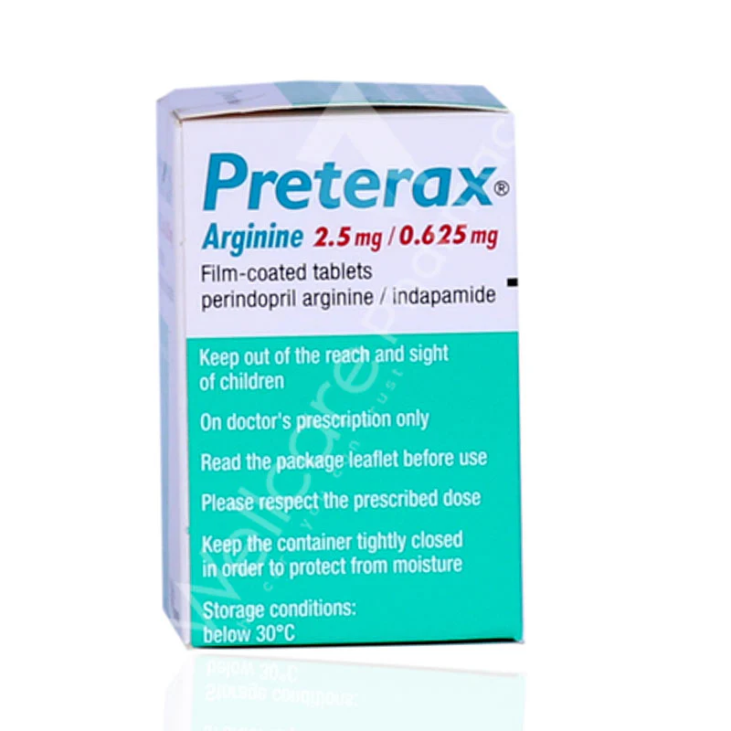 Preterax 2.5/0.625mg Tablets 30'S - Image 3