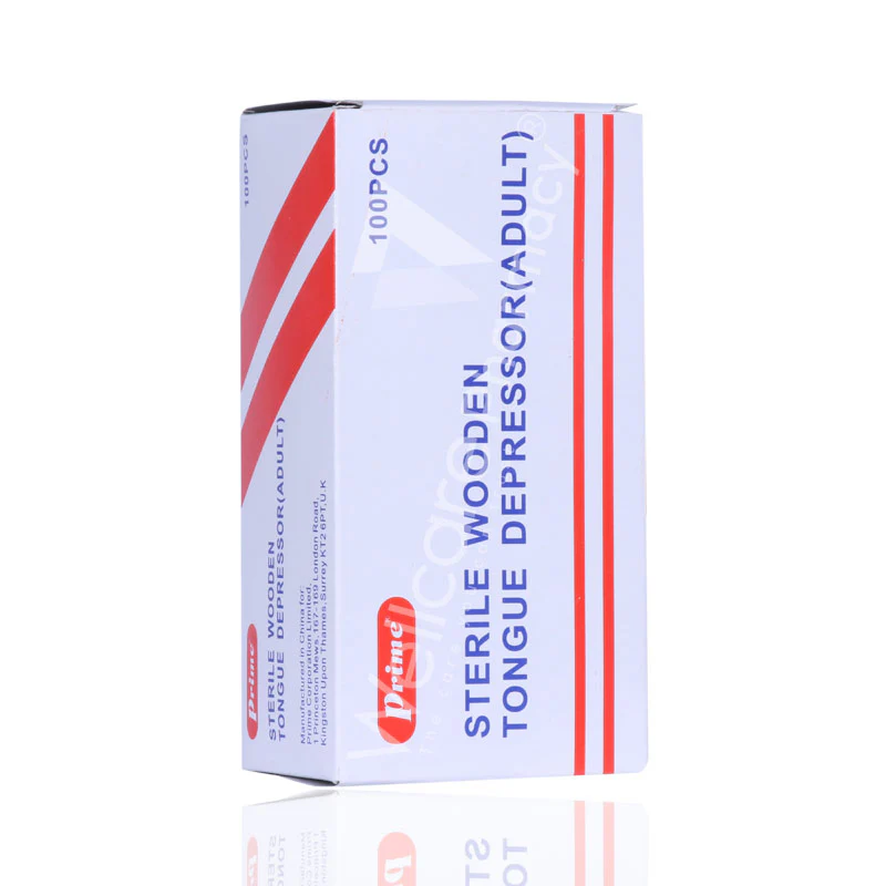 Prime Sterile Wooden Tongue Depressor 100'S
