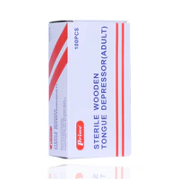 Prime Sterile Wooden Tongue Depressor 100'S - Image 2