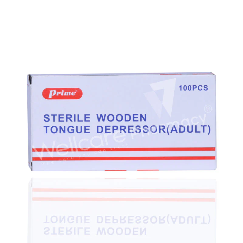Prime Sterile Wooden Tongue Depressor 100'S - Image 3