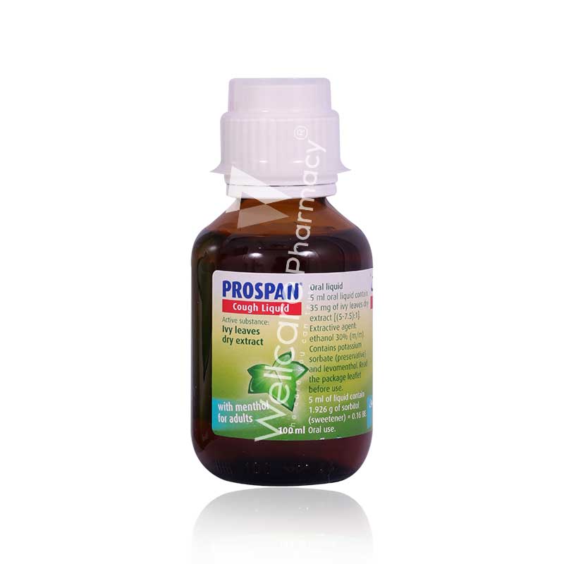 Prospan Cough Liquid With Menthol 100ml - Image 3