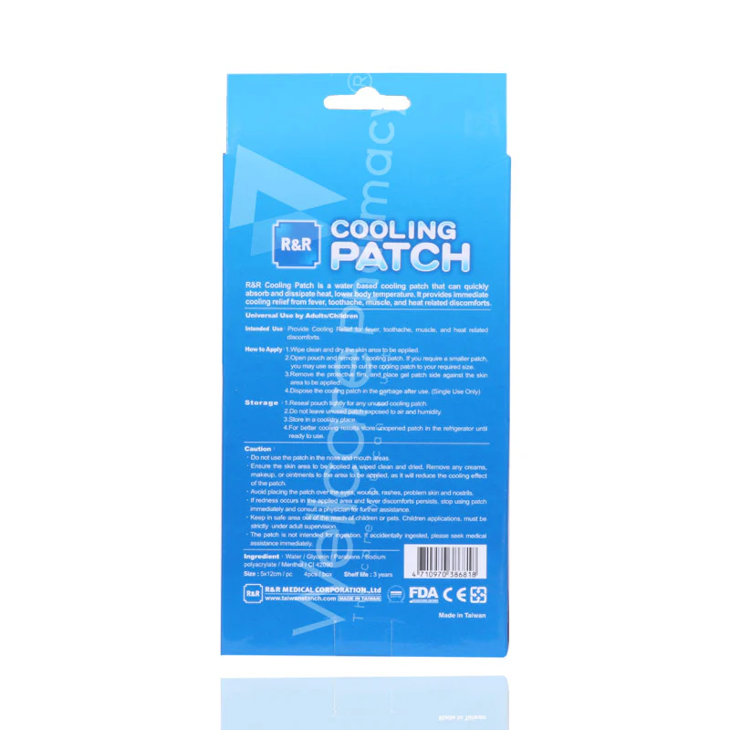 R&R Fever Cooling Patch 4'S Imc - Image 3