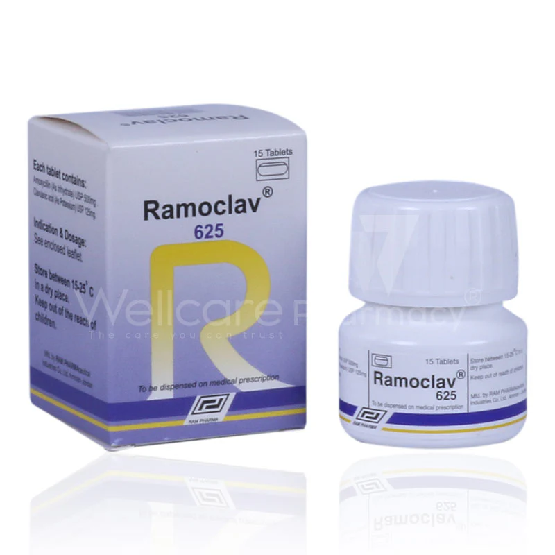 Ramoclav 625mg Tablets 15'S