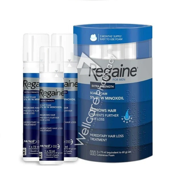 Regaine Men 5% Foam 3x73ml 3'S