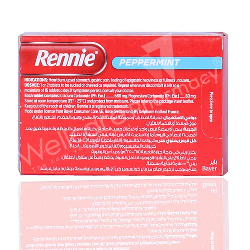 Rennie Chewable Tablets 96'S - Image 3