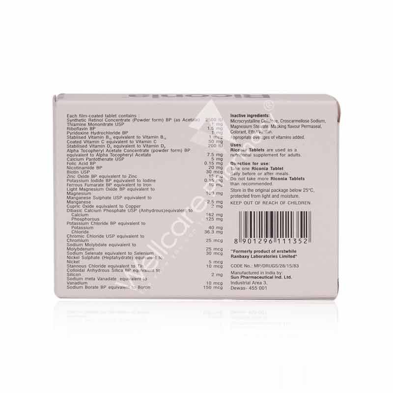 Riconia Tablets 30'S - Image 3