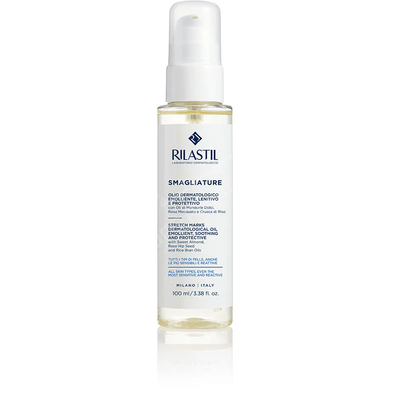 Rilastil Smagliature Stretch Marks Dermatological Oil Emollient Soothing &Protective 100ml
