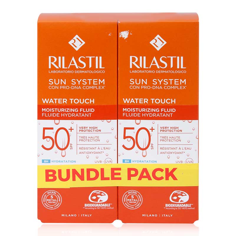 Rilastil Sun System Water Touch Moisturizing Fluid Spf50+ 50ml Value Pack