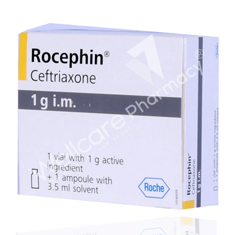 Rocephin 1gm Im 1'S
