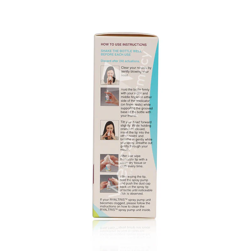 Ryaltris 600mcg/25mcg Nasal Spray 240 Metered Sprays - Image 3