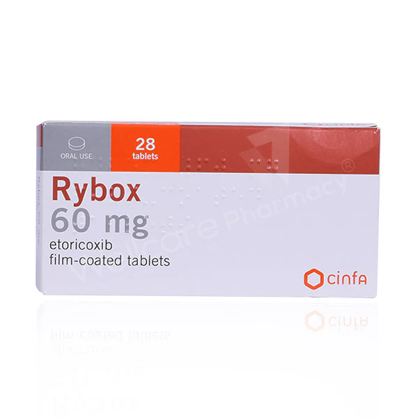 Rybox 60mg Tablets 28'S
