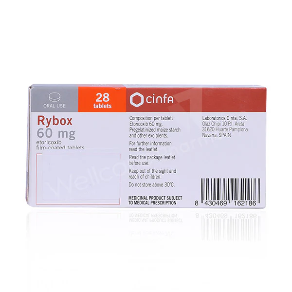 Rybox 60mg Tablets 28'S - Image 3