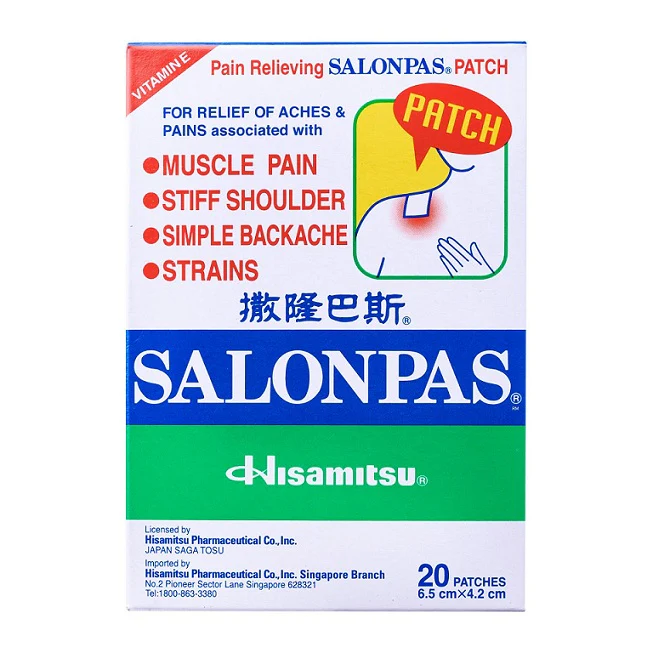 Salonpas Patch 6.5 X 4.2 20'S