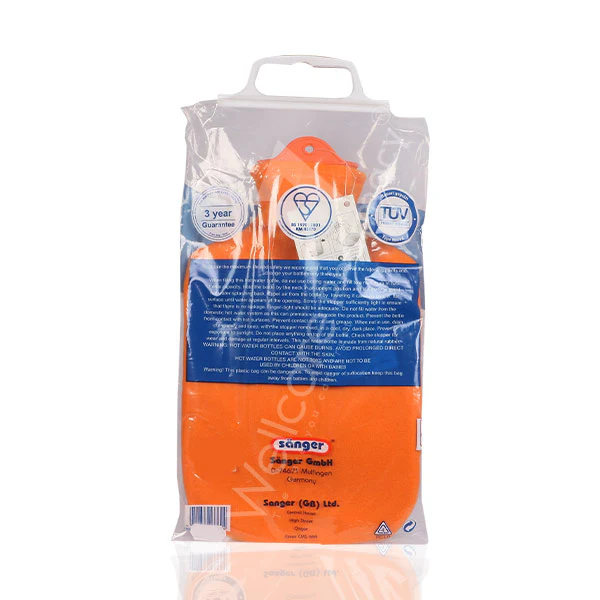 Sanger 133864 Hot Water Bag With Cover Orange - Image 3