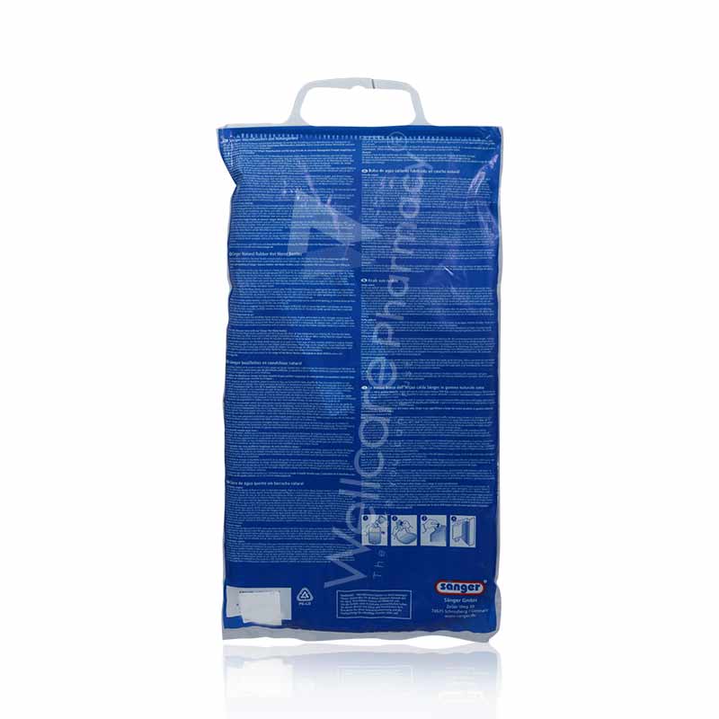 Sanger Classic Fleece Cover Hot Water Bag Blue - Image 2